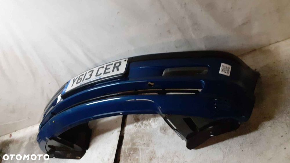 + ZDERZAK PRZÓD PRZEDNI DO BMW E46 SERIA 3 SEDAN KOMBI TOURING TOPAS NIEBIESKI HALOGENY - 3
