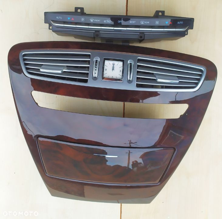 mercedes s 221 cl 216 panel zegarek kratka panel klimatyzacji ramka dekor - 1