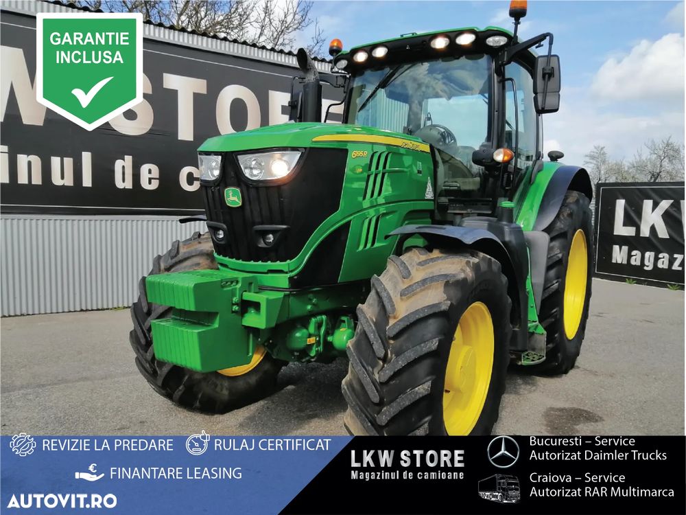 John Deere 6195R 4WD, Auto Trac + Activare !!! TOP !!! - 2