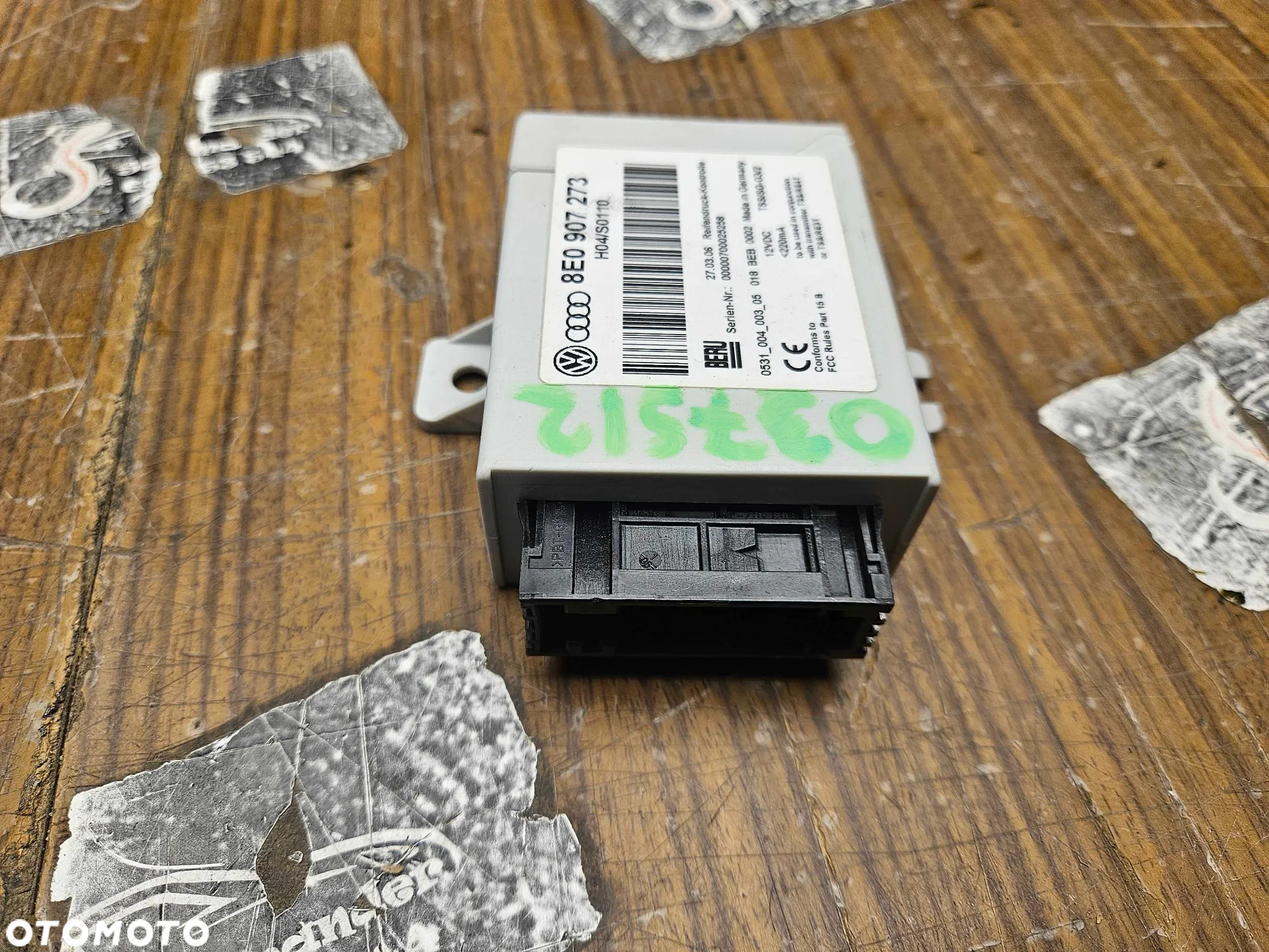 Moduł 8E0907273 Sterownik Komputer Czujnik Powietrza Cisnienia Opon Kol Audi A4 B7 - 4