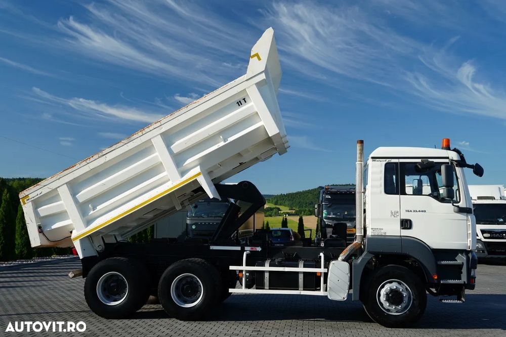 MAN TGA 33.440 / 6x6 / HYDRODRIVE / BASCULATOR SPATE / MANUAL - 6