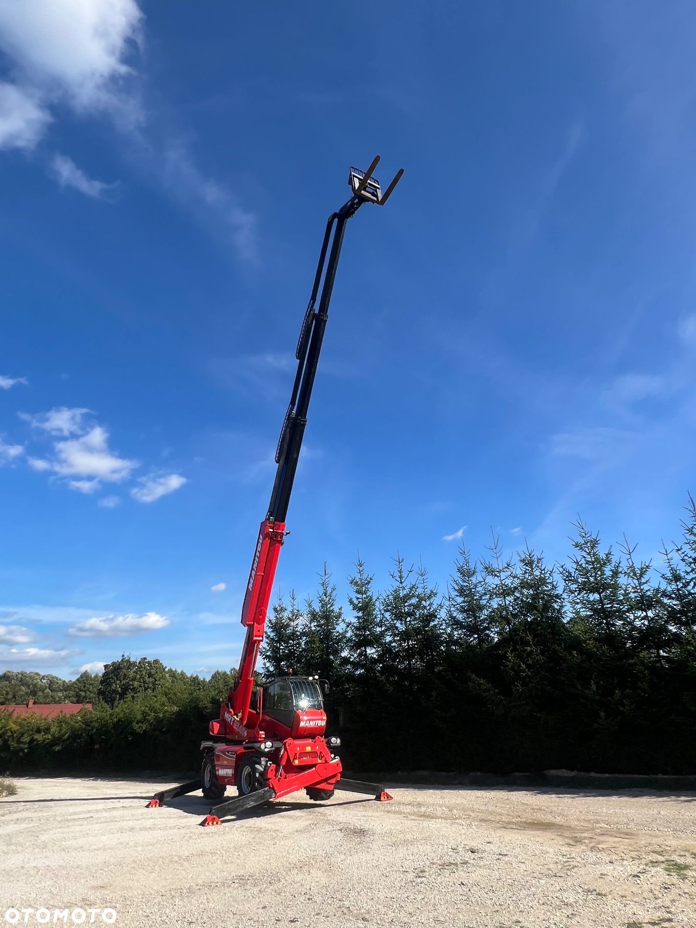 Manitou MANITOU ŁADOWARKA ROTO  widły  Manitou MRT 2540 Privilege Plus PILOT obrotowa 360 dodatkowa hydraulika  2150 2540 1840 2550 wys 24,6m zasięg 17.5 tony silnik MERCEDES opony Michelin 110kw ks.serw 2015r 1 wł manitka roto ładowarka obrotowa - 25