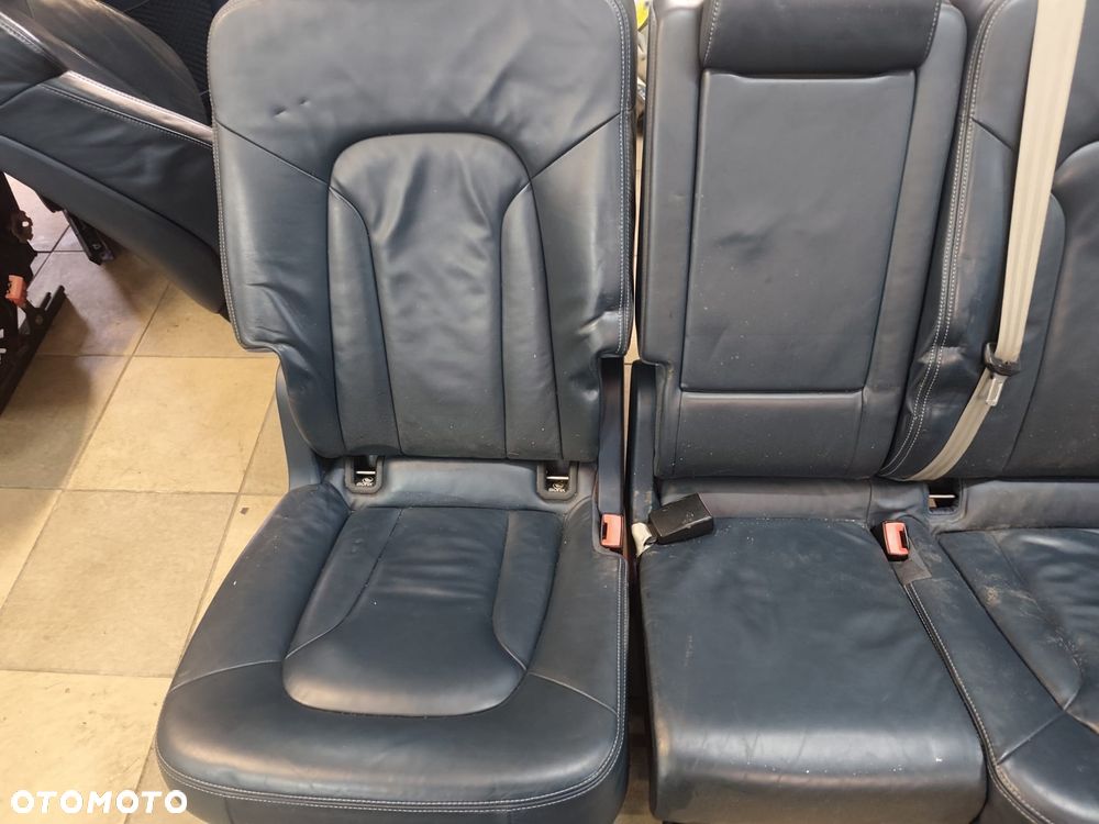 AUDI Q7 4L 07r FOTELE KANAPA SKÓRA BOCZKI EUROPA KOMPLET - 6