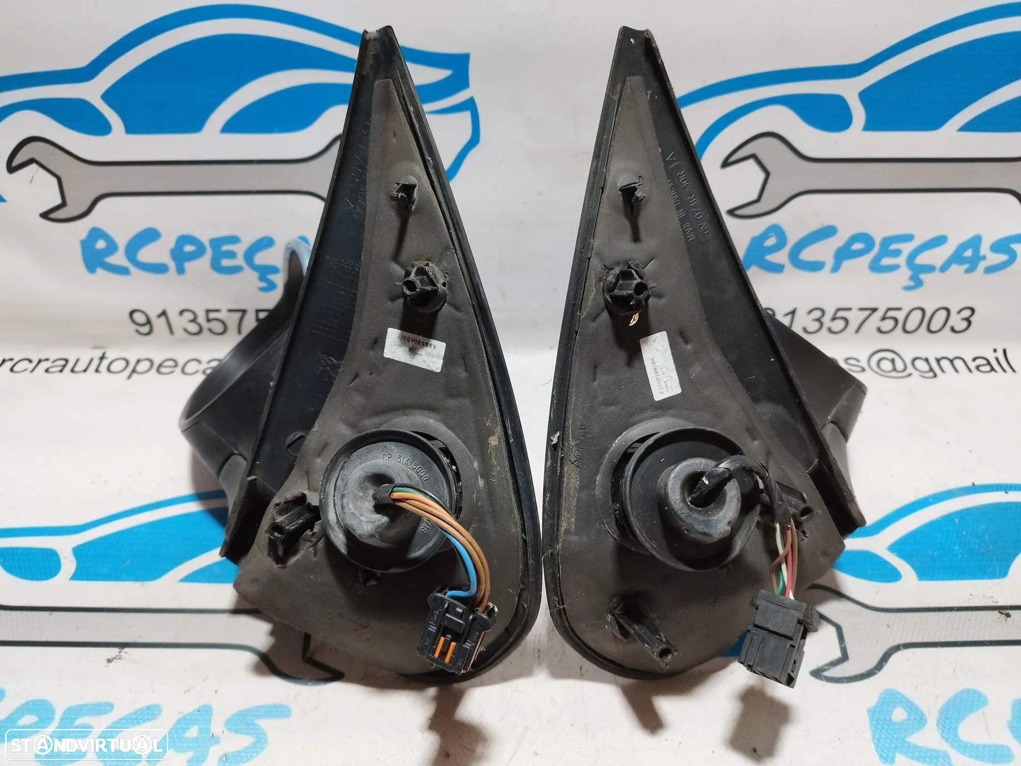 ESPELHO RETROVISOR ESQUERDO DIREITO PEUGEOT 206 96480953XT 96480953 96437171XT 96437171 ELETRICO AQUECIDO ESPELHOS RETROVISORES - 10