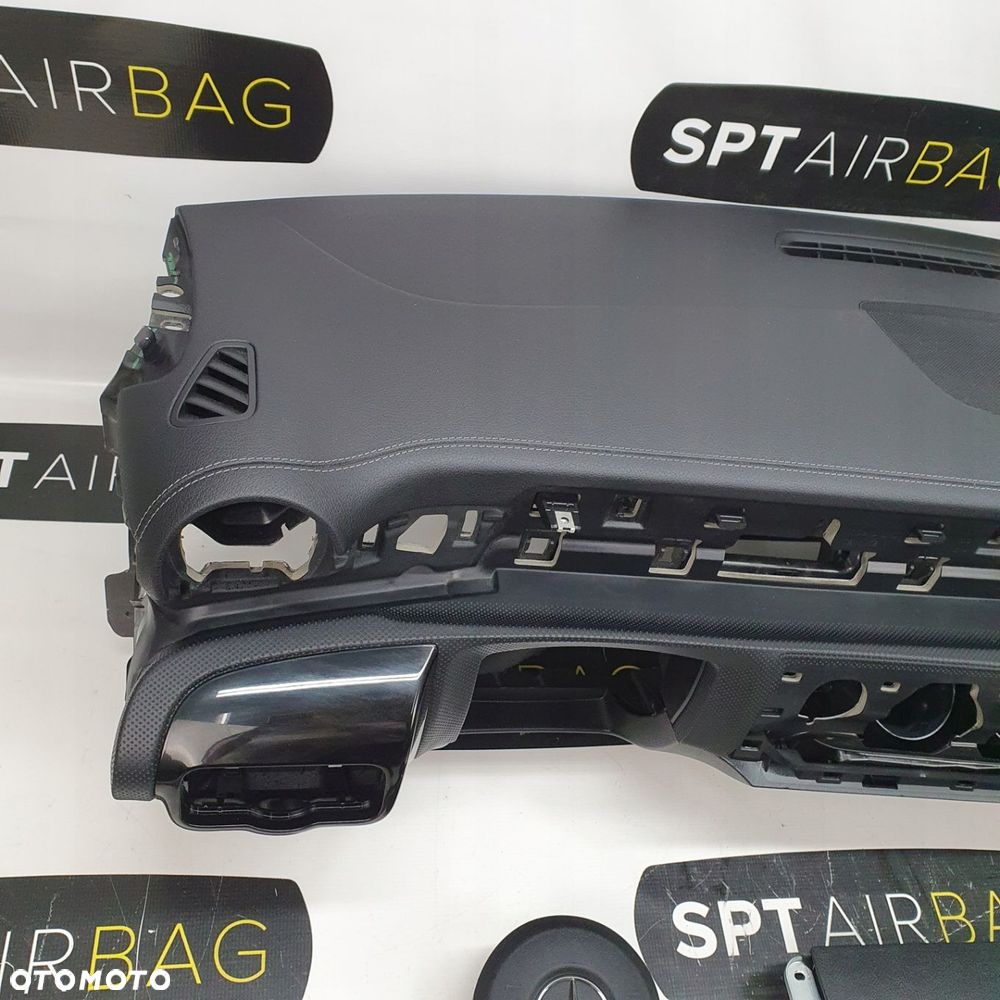 MERCEDES A KLASA A-KI W177 DESKA ROZDZIELCZA KONSOLA KOKPIT PULPIT PODUSZKI AIRBAG AIR BAG PASY KIT SET - 2