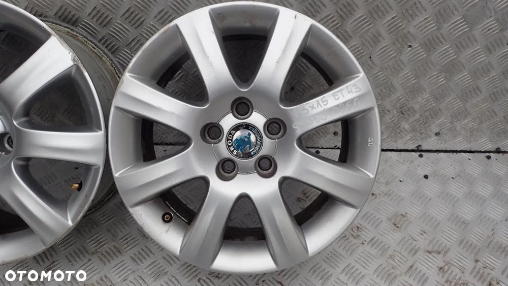 FELGI ALUMINIOWE SKODA 6JX15 ET 43 5J0601025G - 7