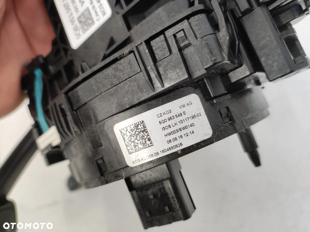 TAŚMA ZWIJAK MANETKI PRZEŁĄCZNIK ZESPOLONY SKODA OCTAVIA III 3 - 13