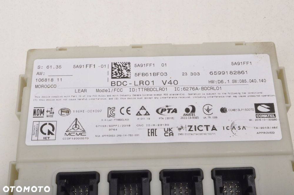 MINI F54 F55 F56 F57 2.0 16V SKRZYNKA MODUŁ BSI 5A91FF1 - 4