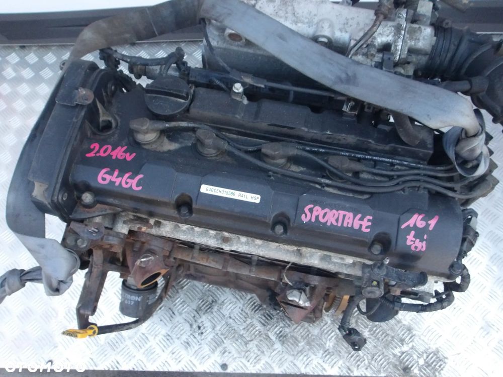 SILNIK KIA SPORTAGE 2.0 16V G4GC 161 TYS - 2