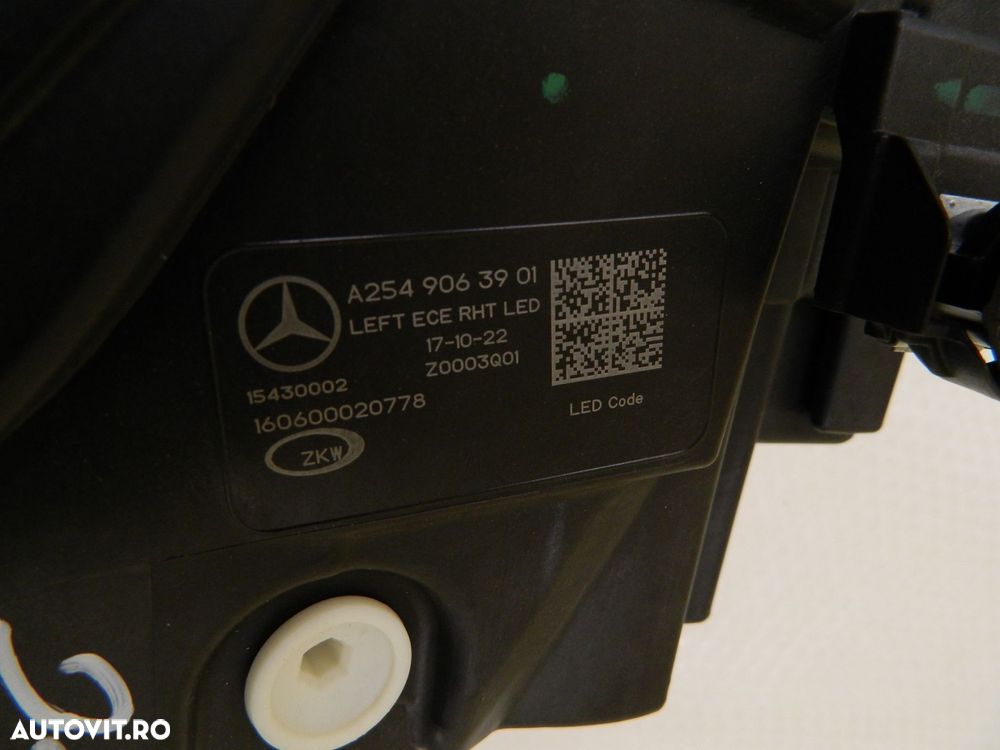 Far stanga Mercedes GLC W254 Full LED HIGH PERFORMANCE,  2022, 2023, 2024, 2025 cod origine A254906391. - 7