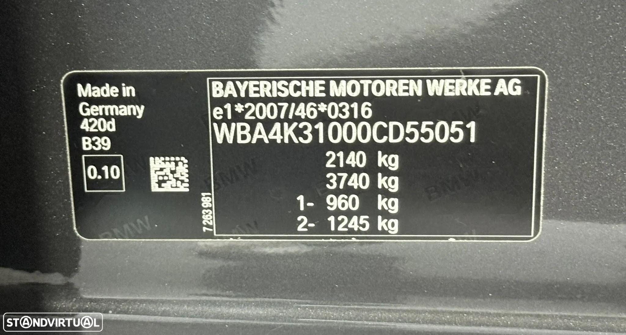 BMW 420 Gran Coupé d Advantage Auto - 55