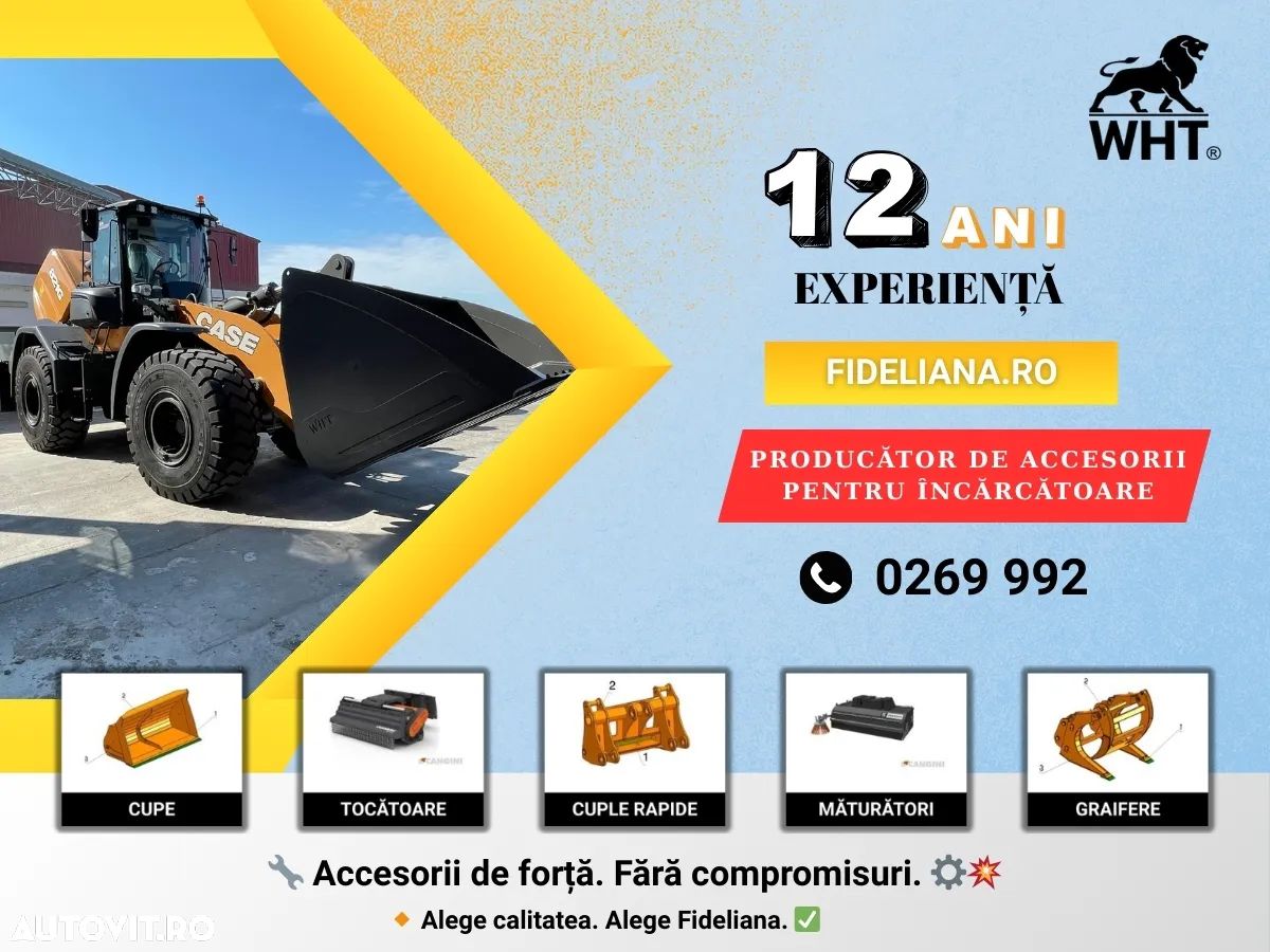 Cupa incarcat 2mc, 3mc, vola Caterpillar, Volvo, Liebherr, Komatsu etc - 1