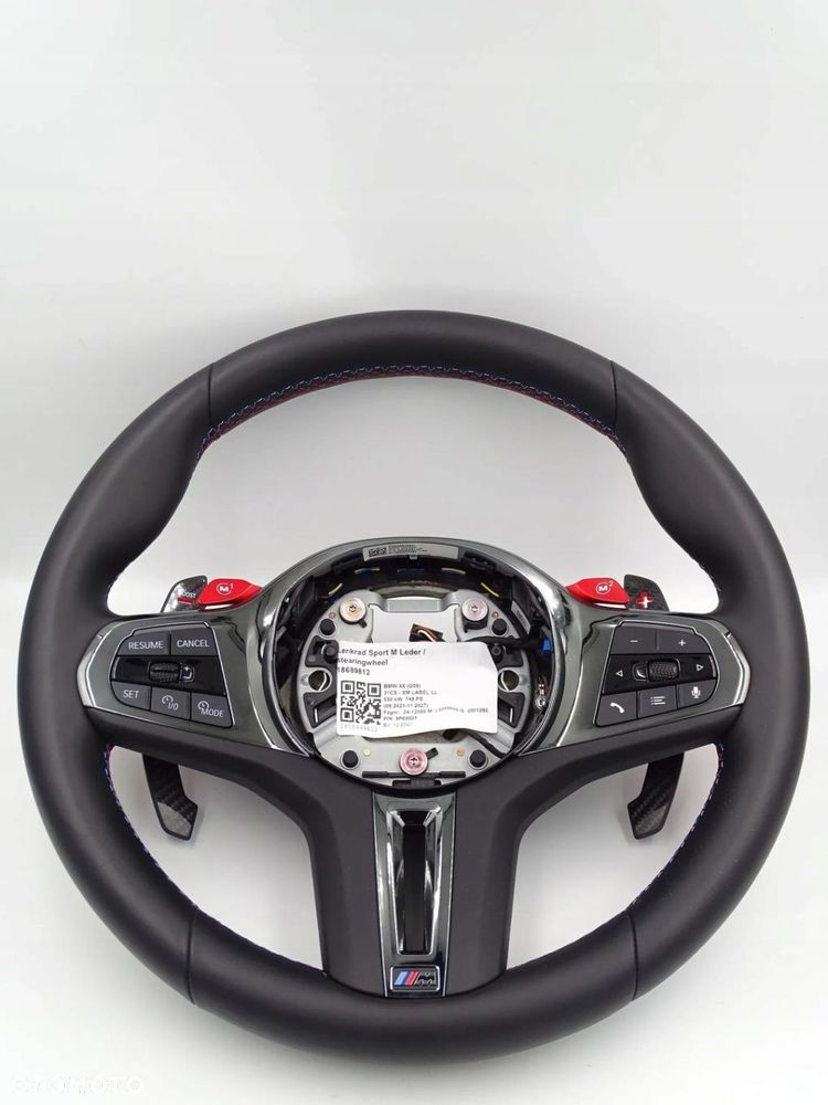 BMW X5M F95 LCI X6M F96 XM G09 KIEROWNICA M-PAKIET ŁOPATKI CARBON WIBRACJE - 1
