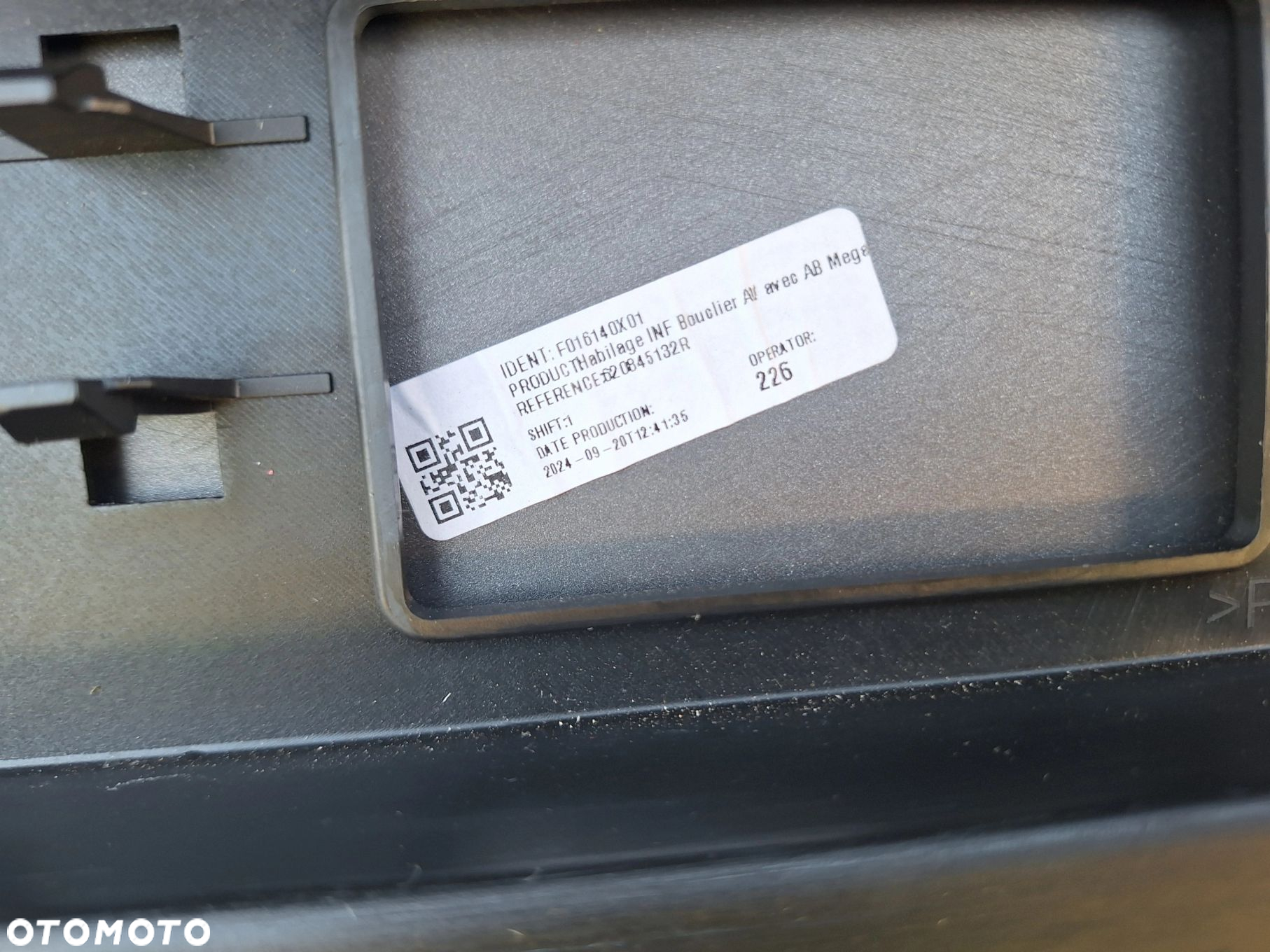 DACIA DUSTER III 24- ZDERZAK PRZÓD PRZEDNI KRATKA BLENDA DOKŁADKA PŁYTA ORYG 620263520R 620267063R WYSYŁKA 24H - 13