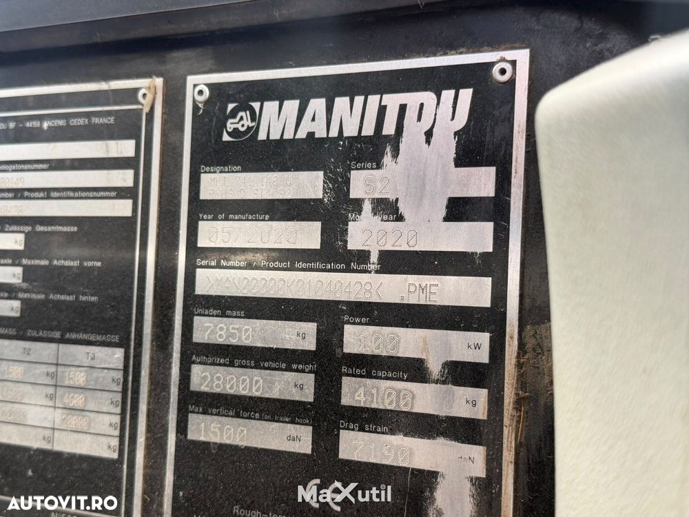 Manitou MLT 741-140 V+ - 1