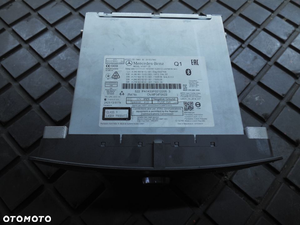 MERCEDES CLA W117 GLA RADIO FABRYCZNE NAWIGACJA Numer katalogowy części A2469005413 - 2