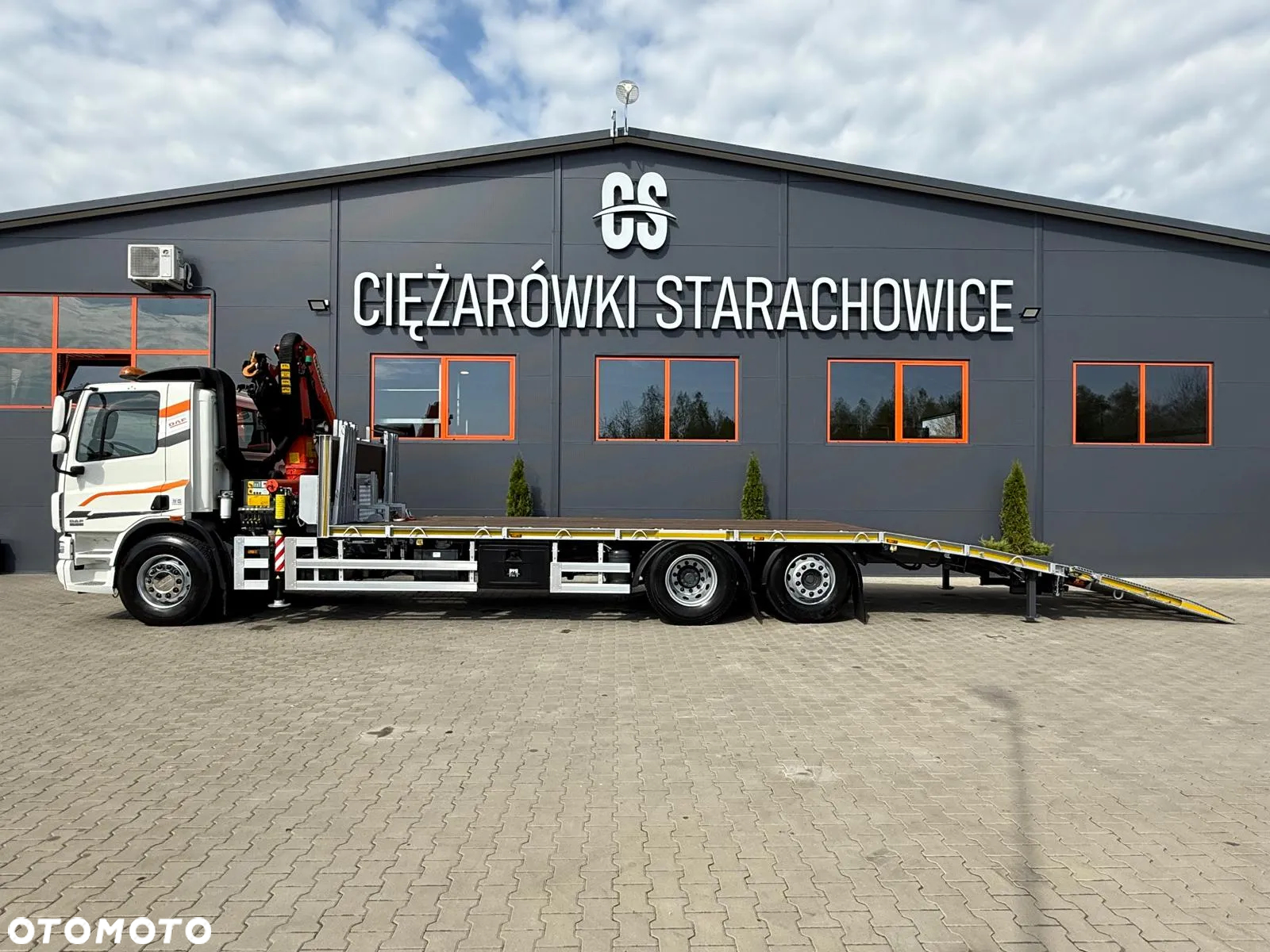 DAF DAF CF 75.310 / E5 / 6x2 / laweta + żuraw PALFINGER PK 18002 EH / platforma , pomoc drogowa , skrzynia - 13