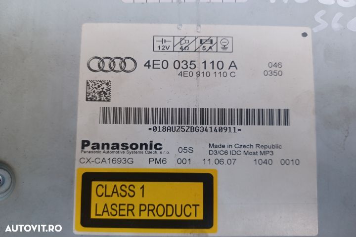 Magazie CD 4E0035110A MX1253 Audi A6 4F/C6 [2004 - 2008] Sedan 2.0 TD - 4