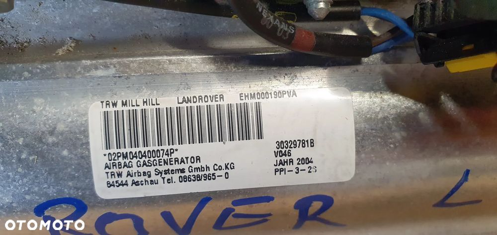 Poduszka Airbag pasażera Range Rover Vogue L322 EHM000190PVA - 6