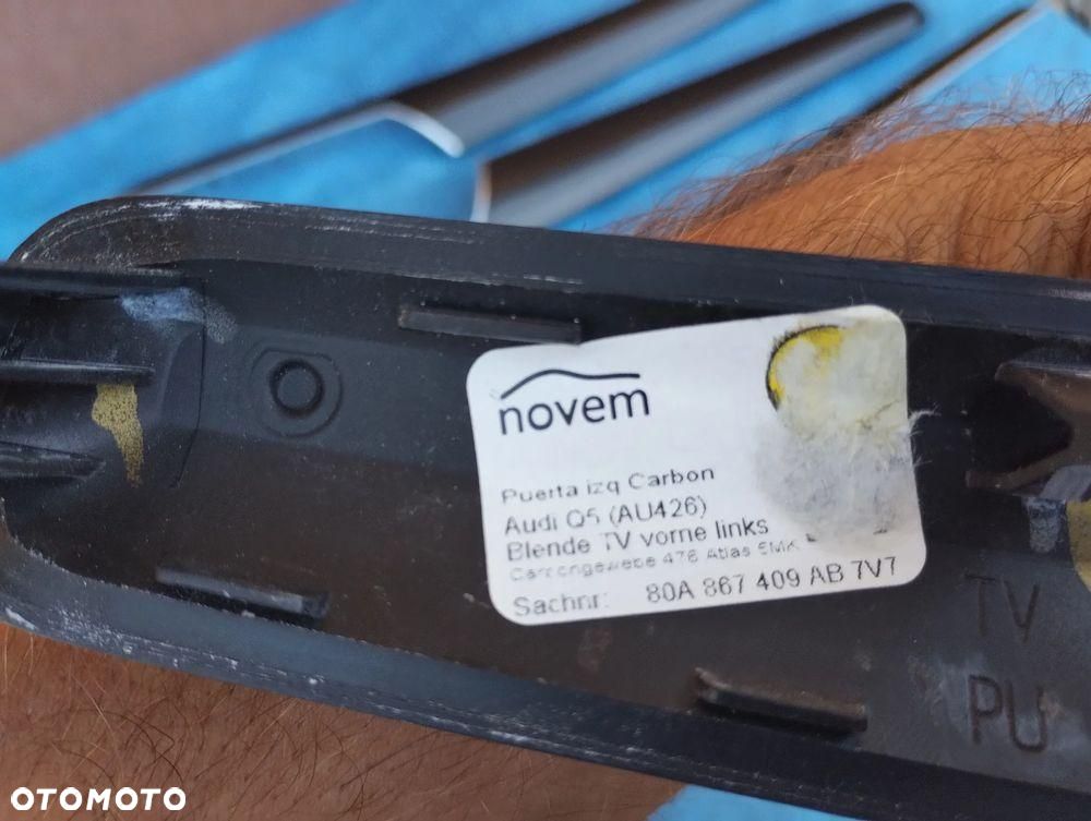 Audi SQ5 Q5 80A Dekory Listwy Ozdobne CARBON Carbonowe 2020r - 14