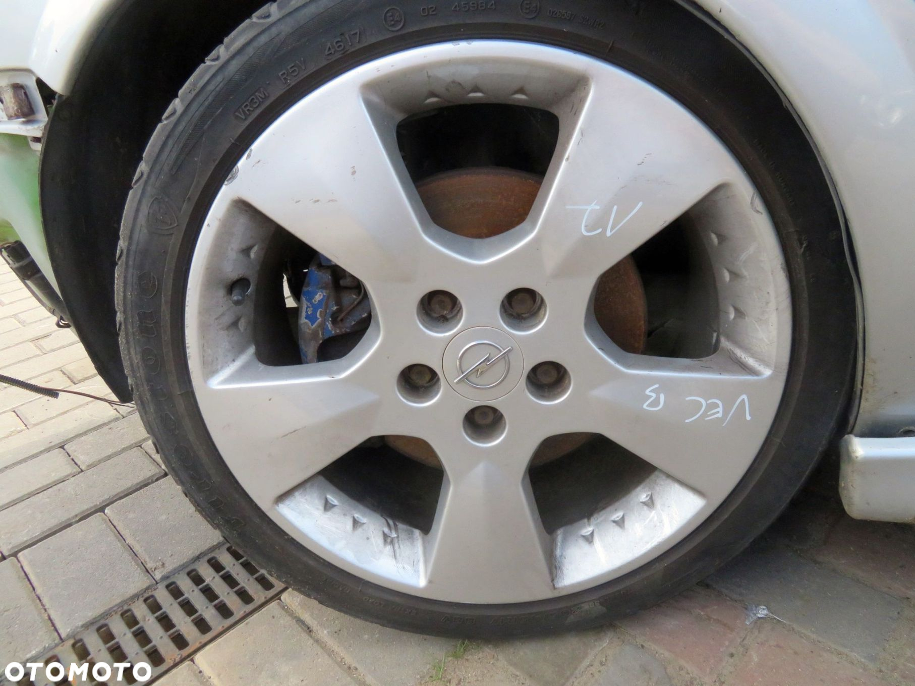 KOŁA FELGI ALUFELGI VECTRA B LIFT 7J 17 5X110 17 5x110 7J 17 5X110 OPEL 1999-2002 - 2
