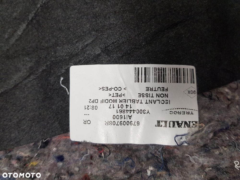 FABRYCZNIE NOWE ORYGINALNE WYGŁUSZENIE MATA IZOLACJA KOKPITU DACIA DOKKER LODGY 12-24 - 3