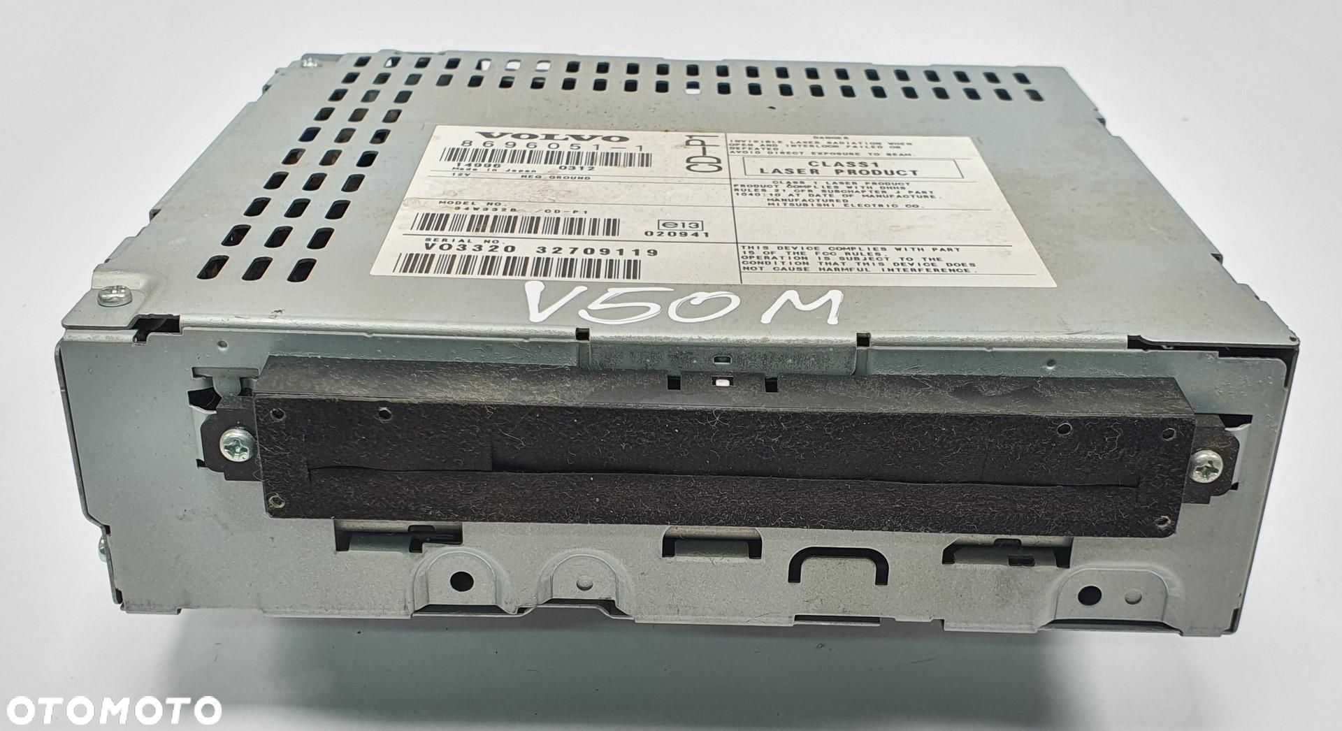 RADIO ODTWARZACZ PŁYT CD VOLVO V50 8696051 - 1
