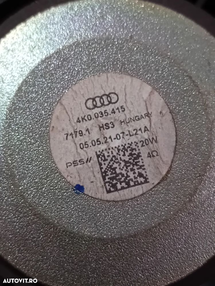 Boxa Difuzor Usa Fata Spate Audi A6 4K C8 An 2018-2024 Cod 4K0035415 4K9035411 - 7