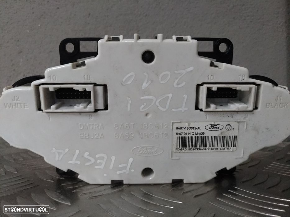 Comando choufagem ar condicionado Ford Fiesta Mk7 - 2