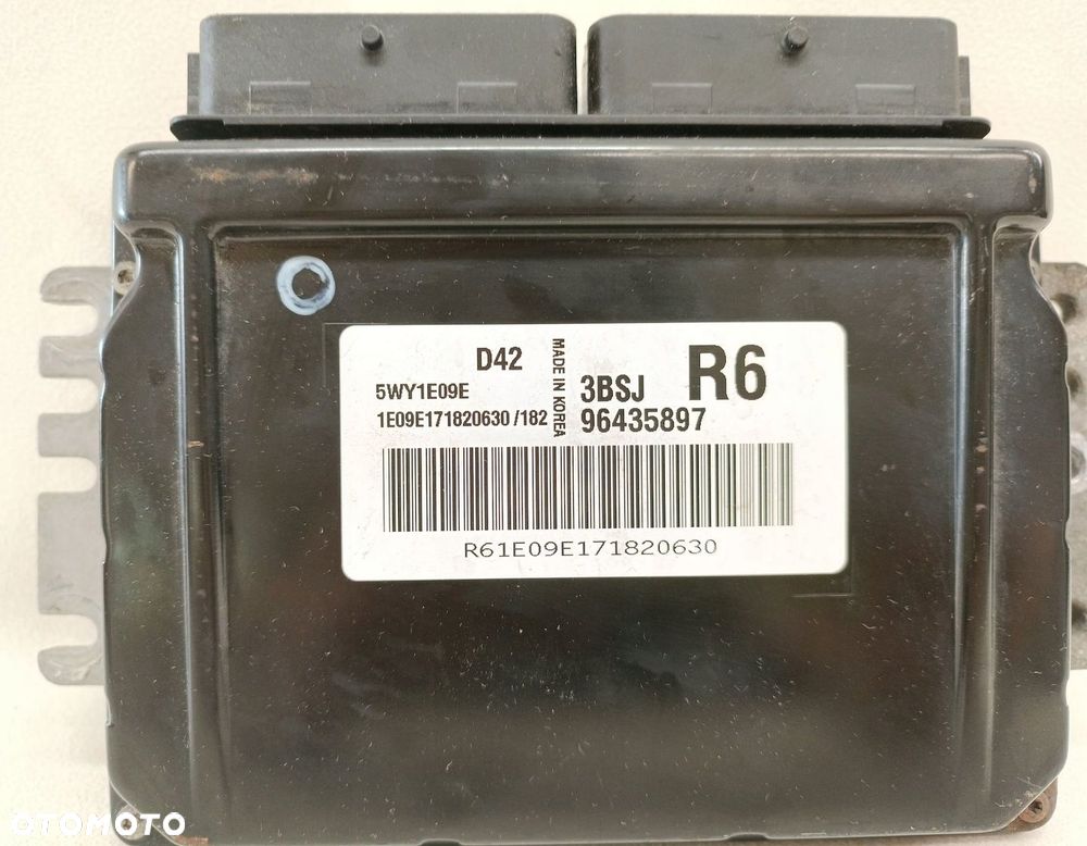 STEROWNIK SILNIKA CHEVROLET REZZO 1.6 16V 96435897 - 4