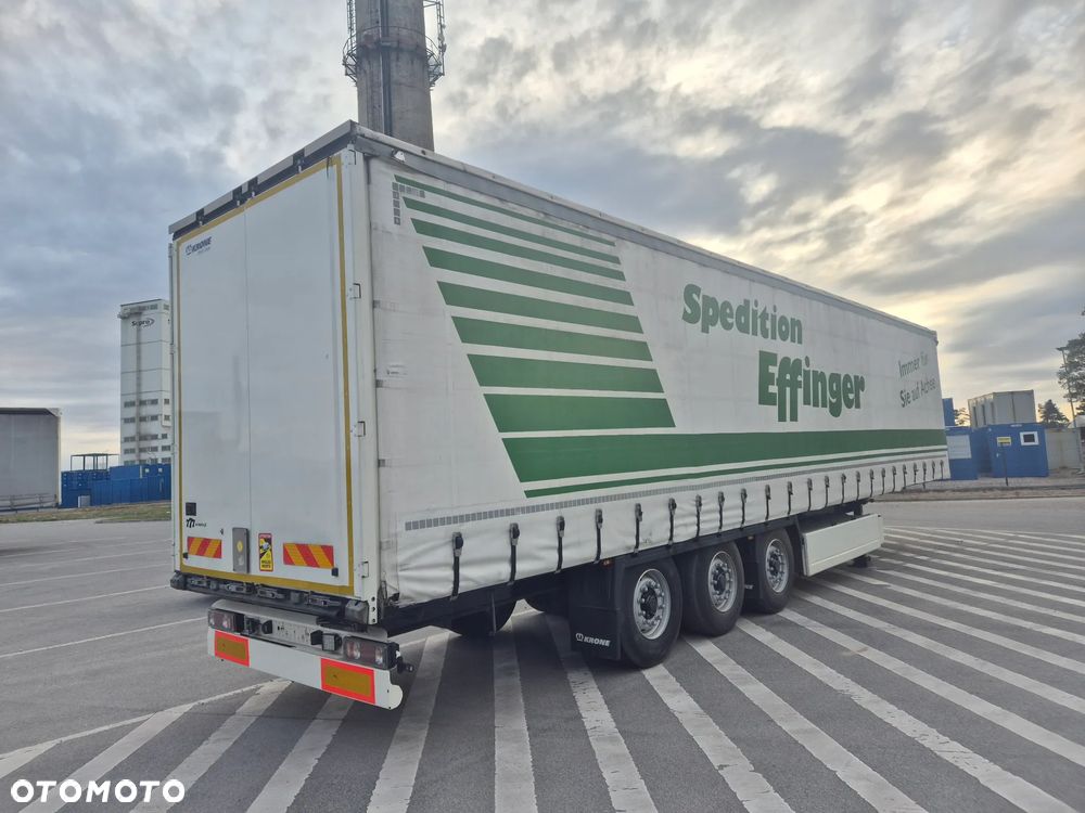 Krone BURTY podnoszona oś BEZ RDZY STANDARD / OPONY 70% / STAN BARDZO DOBRY / OD PIERWSZEGO WŁAŚCICIELA / PALECIARA / TOP / sprowadzona z Niemiec !! - 3