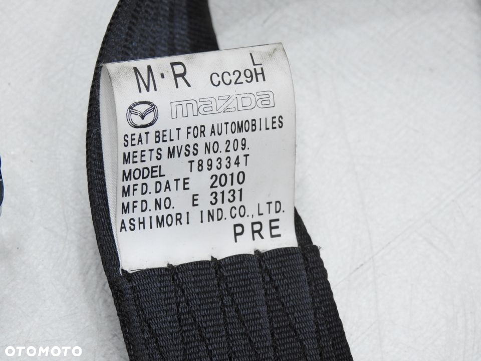 PAS BEZPIECZEŃSTWA NAPINACZ LEWY PRZÓD MAZDA 5 II - 8