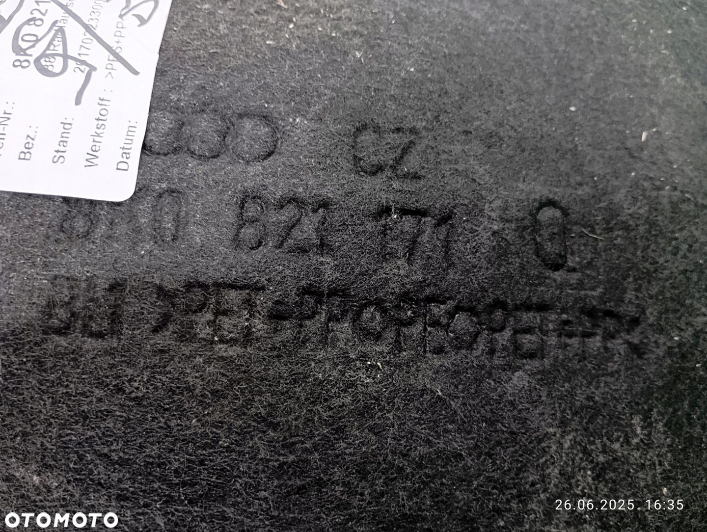 NADKOLE LEWY PRZÓD AUDI A4 B8 08-11 MATERIAŁ 8K0821171 - 6