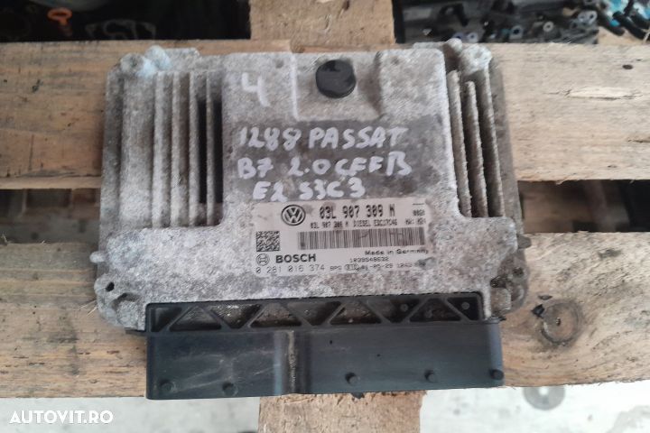 Calculator motor ECU 03L907309N 03L907309N Volkswagen VW Passat B7 [2 - 1