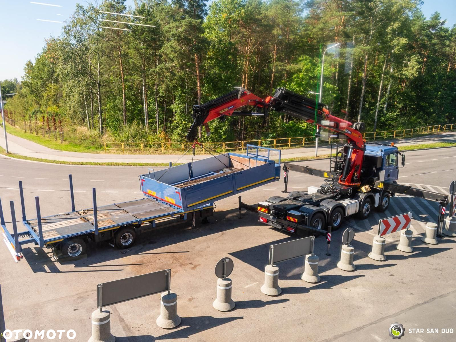 MAN TGA 35.440 8X6H PALFINGER PK 60002 Wciągarka Naczepa Siodło - 4