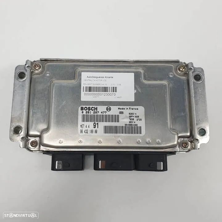 CENTRALINA MOTOR UCE PEUGEOT 206 SEDAN 2003 -0261207477 - 1