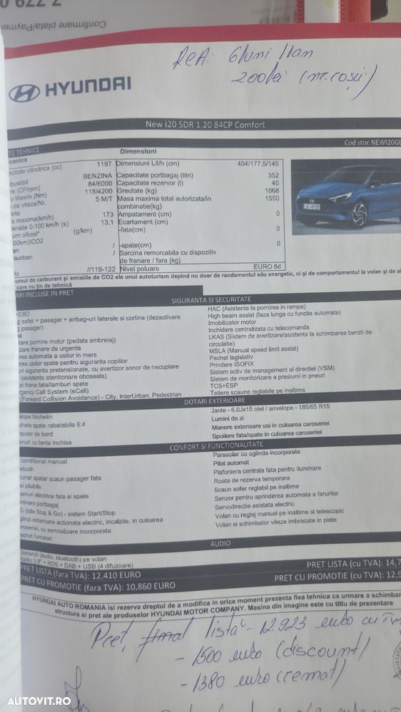 Hyundai i20 1.2 L 84CP 5DR Comfort - 5