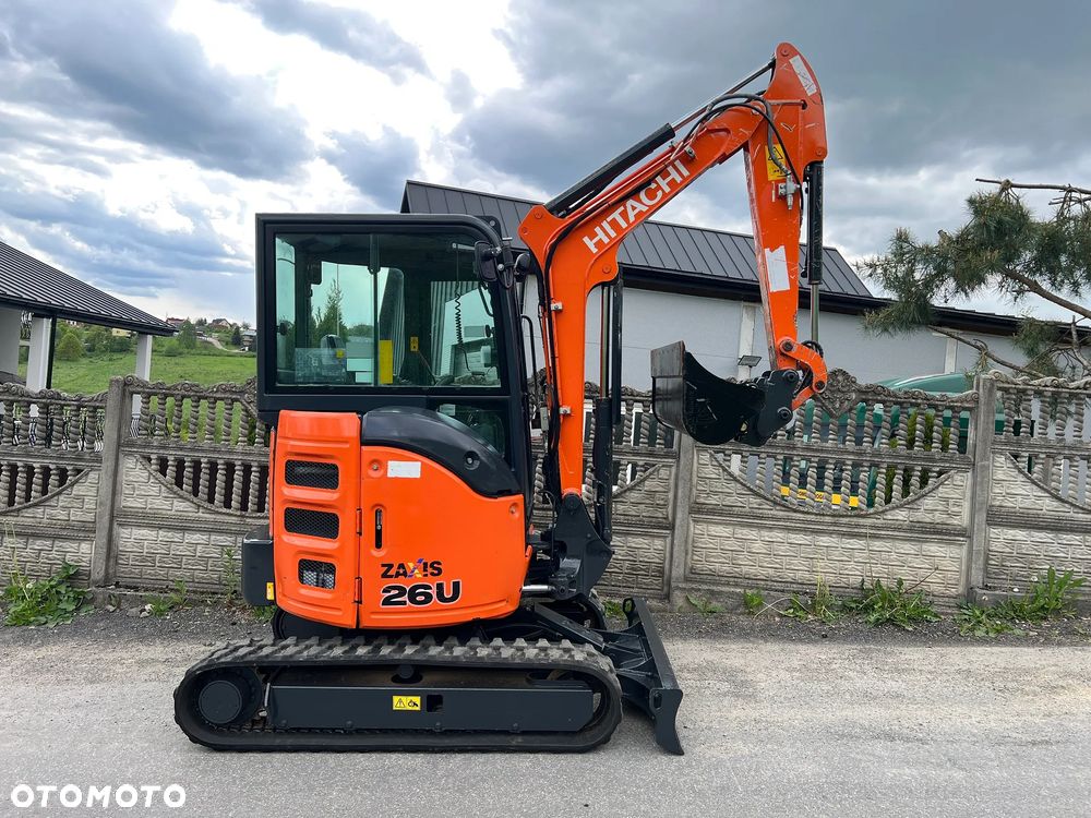 Hitachi ZAXIS 26U | Minikoparka | HITACHI ZX26 U | 3 Tony | Zerowy Obrys | Szybkozłącze Hydrauliczne | Stan IDEALNY | Mini Koparka | - 13