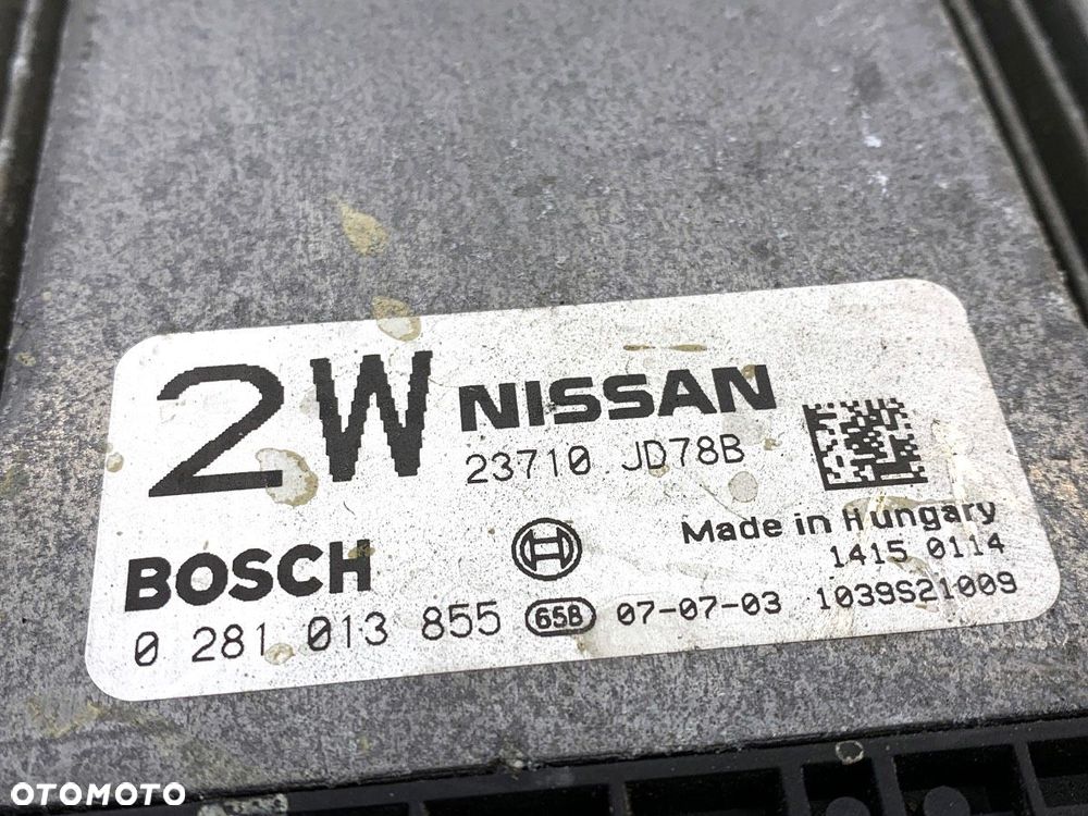 KOMPUTER SILNIKA  NISSAN QASHQAI / QASHQAI +2 I (J10, NJ10, JJ10E) 2006 - 2014 2.0 dCi 110 kW [150 - 4