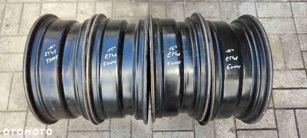 FELGI STRUKTURALNE STALOWE 5x105 6.5Jx16 CALI ET 41 OPEL ASTRA J K MOKKA KOMPLET 4 SZTUKI - 9