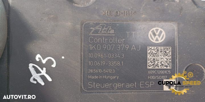 Pompa ABS 2.0 TDI 1K0614517AT 1K0907379AJ Skoda Superb 2 [2008 - 2013 - 3