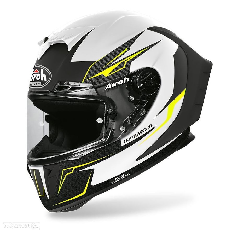 capacete airoh gp550s venon branco matt - 1
