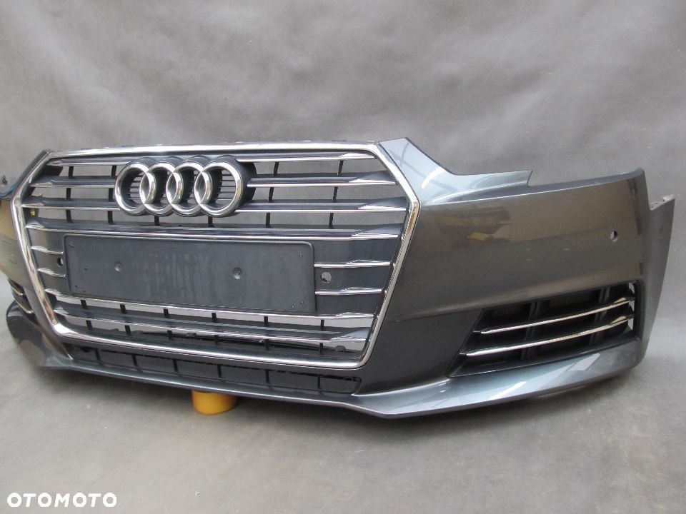 Zderzak przedni Audi A4 B9 15 - 19 Pdc-6 + Atrapa Lakier LZ7S - 1