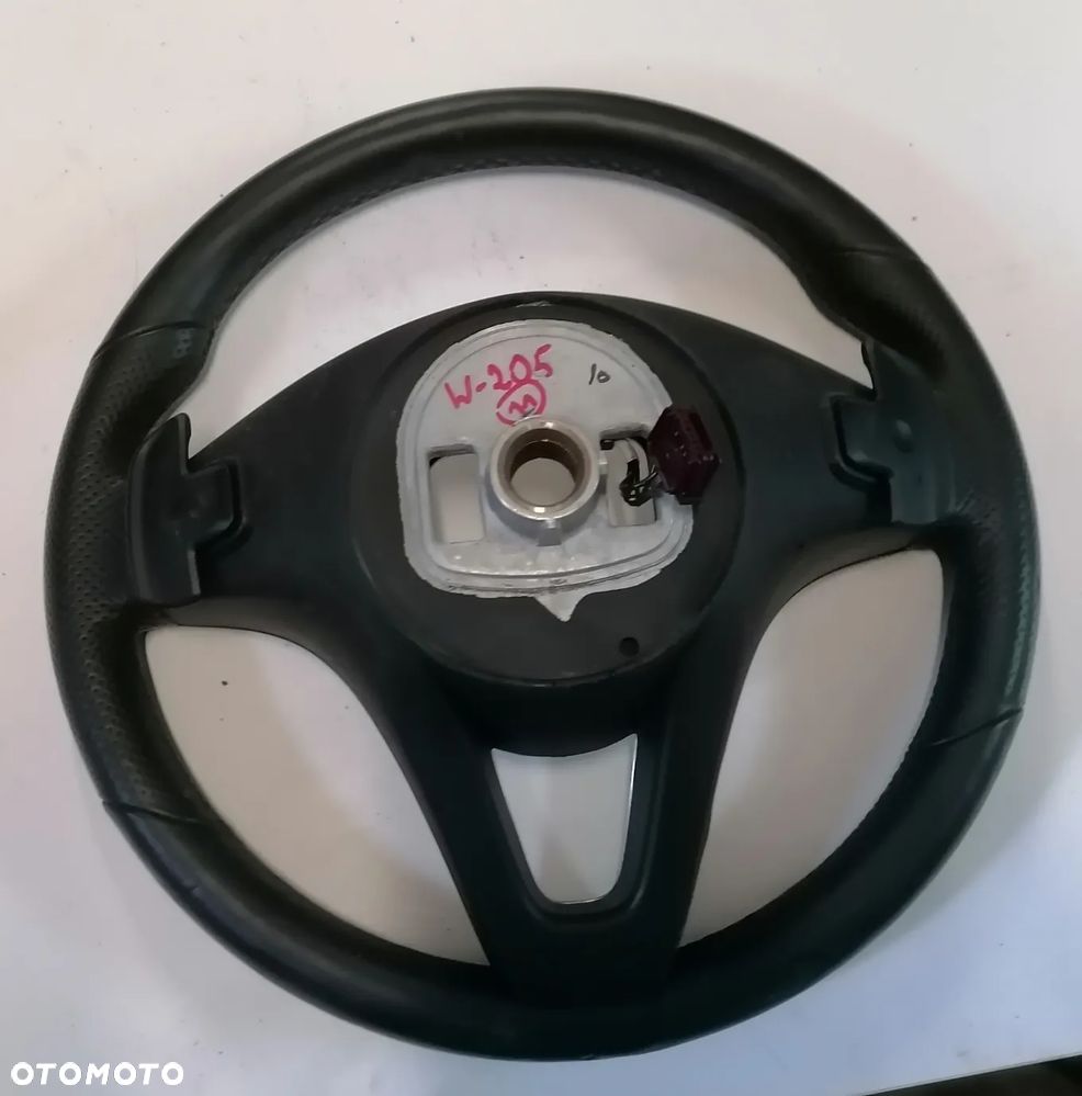 MERCEDES W205 15r KIEROWNICA MULTIFUNKCJA SKÓRZANA ŁOPATKI - 6