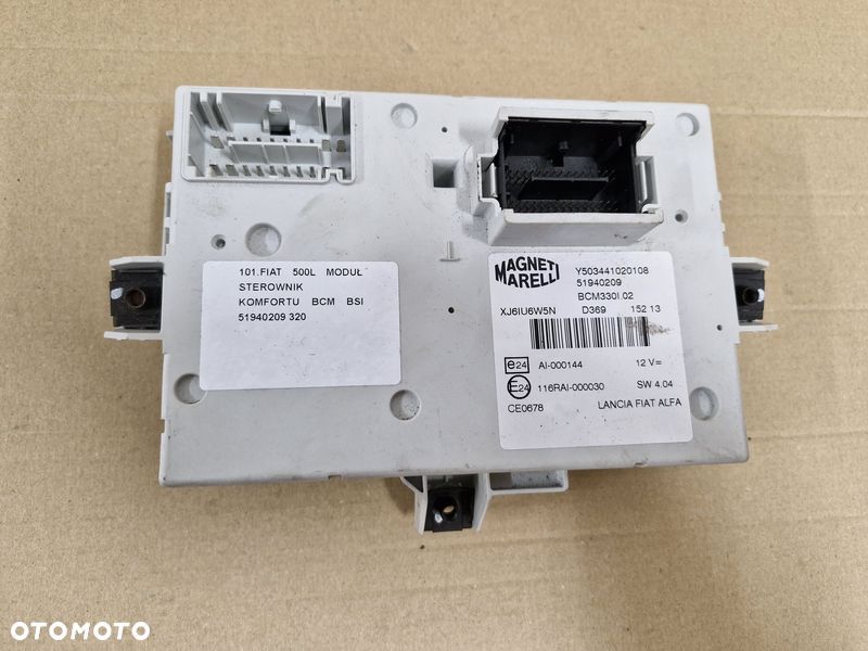 FIAT 500L MODUŁ STEROWNIK KOMFORTU BCM BSI 51940209 - 3