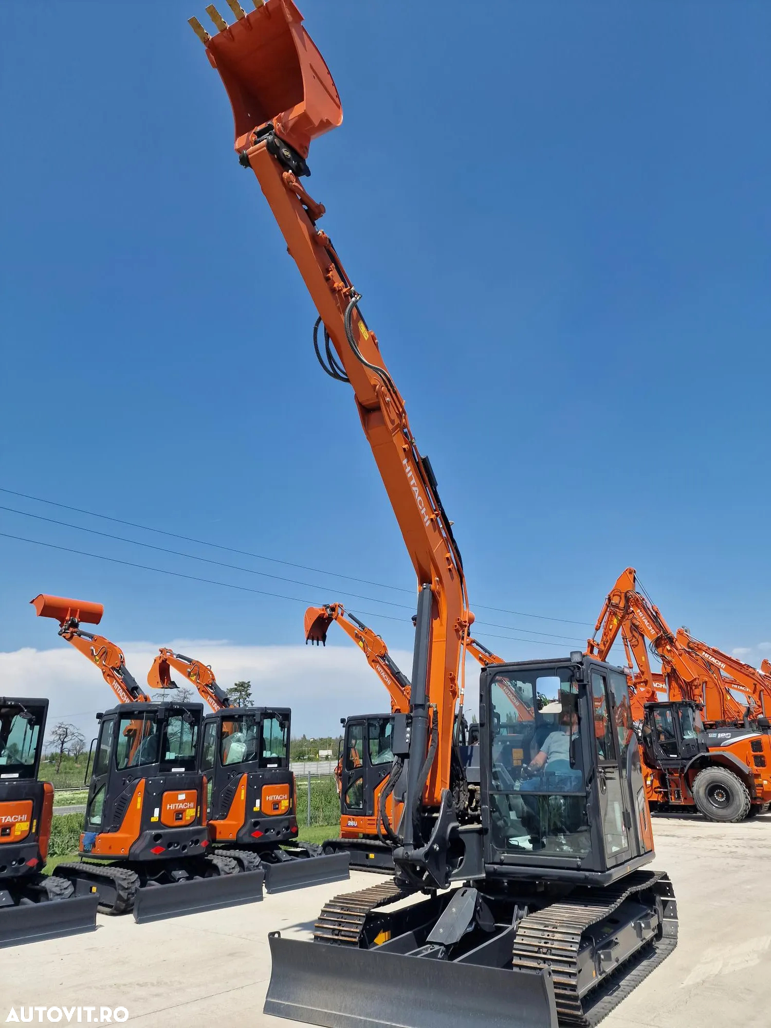 Hitachi ZX95, 9,2 tone, LAMA, Cupla rapida+3 CUPE NOI, Aer conditionat, produs in Japonia, Senile metalice, posibilitate leasing, PROMOTIE 92.000EUR+Tva - 16