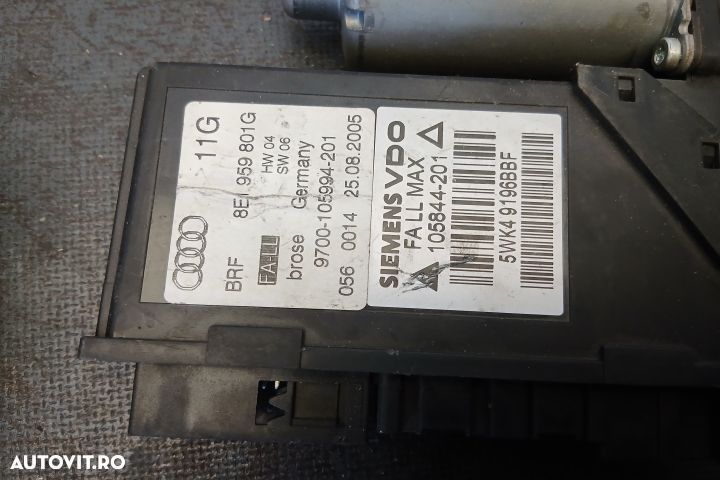 Motoras macara geam fata stanga 8E1959801G 0130821765 8E1959801G 0130 - 3