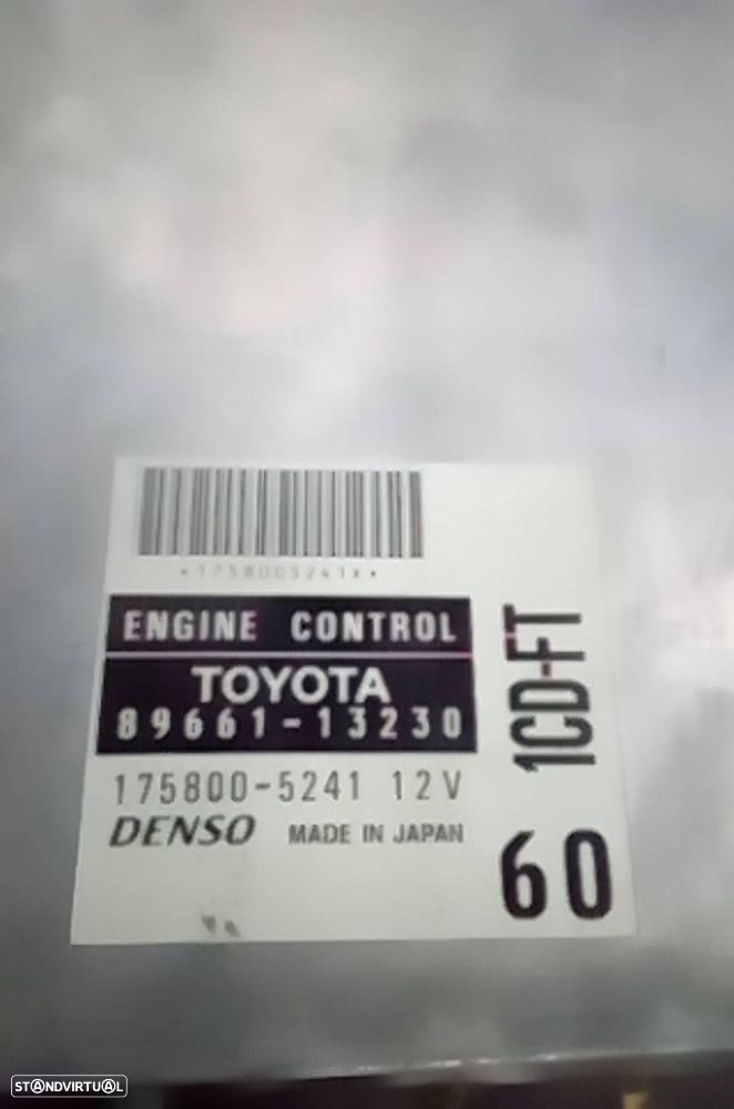 Centralina Da Sofagem Toyota Corolla Três Volumes (_E12_) - 2