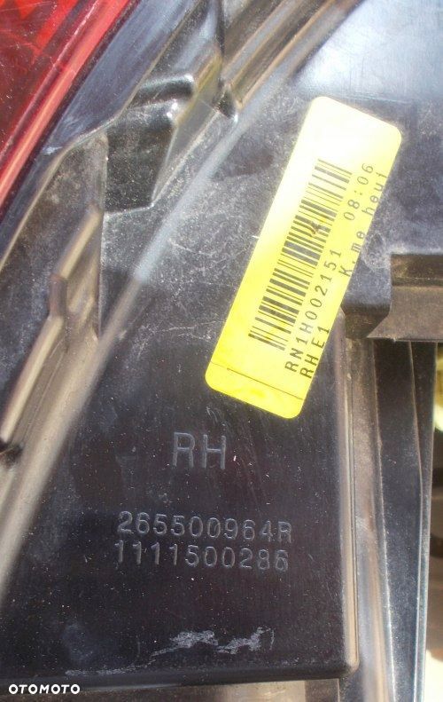 RENAULT ARKANA PRAWA TYLNA LAMPA LED ORYGINAŁ 265500964R - 2