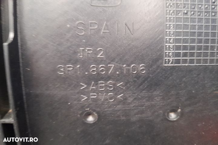 Fata / Tapiterie usa fata dreapta 3R1867106 3R1867106 Seat Exeo 1 [20 - 3